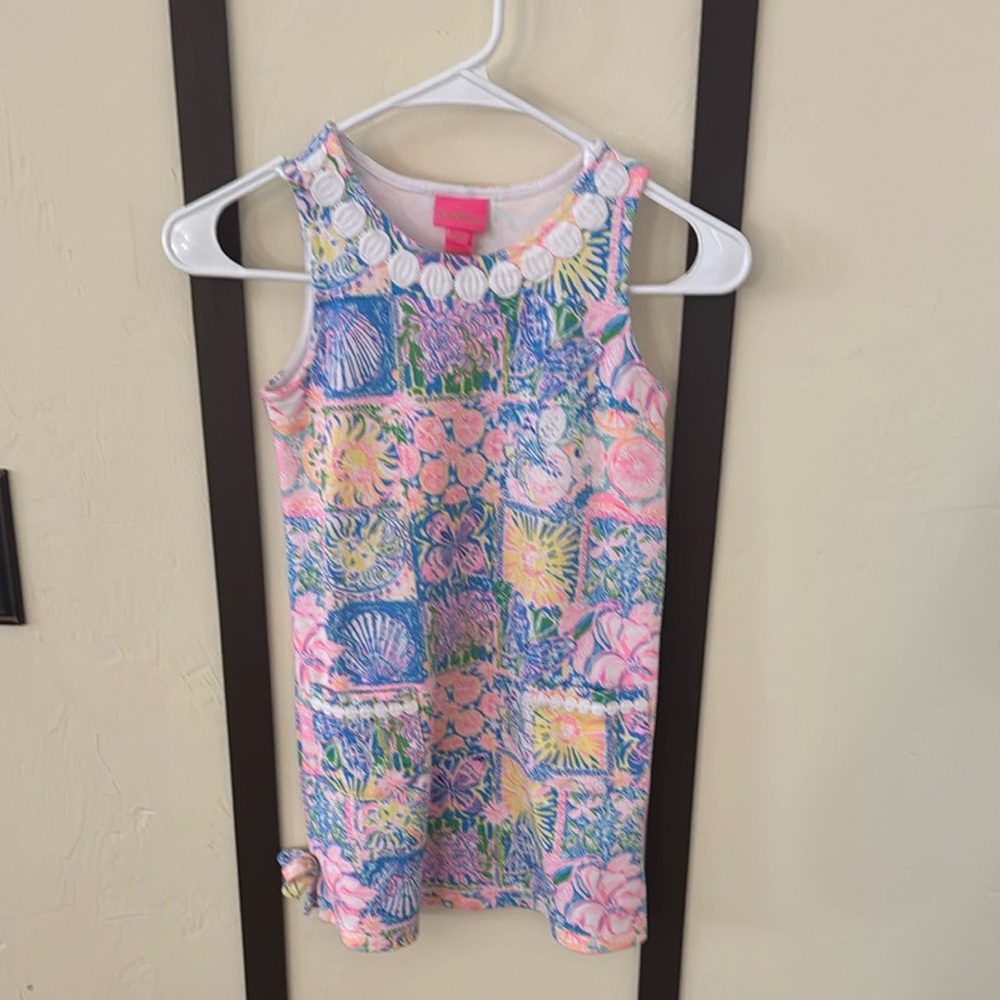Lilly Pulitzer Kids Floral Tank Top - Pink and Blue